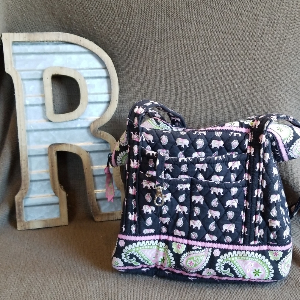 Vera Bradley Pink Elephant Tote